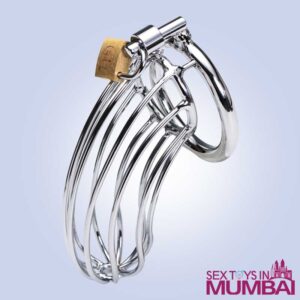 Stainless Steel Iron Wire Male Chastity Lock BDSM-016