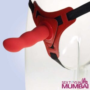 Red Deep Climax Strap On Dildo Realistic Penis Harness SO-020