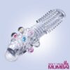 Male Cock Rings Penis Extension With Colourful Beads PES-022