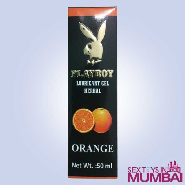 Playboy Lubricant Water Based Gel-Orange Flavoured CGS-033