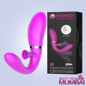 Desirable Magic Finger Vibrator with Suction GS-045