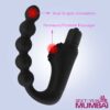 10 Frequency Unisex Vibrating Anal Beads Plug PM-004