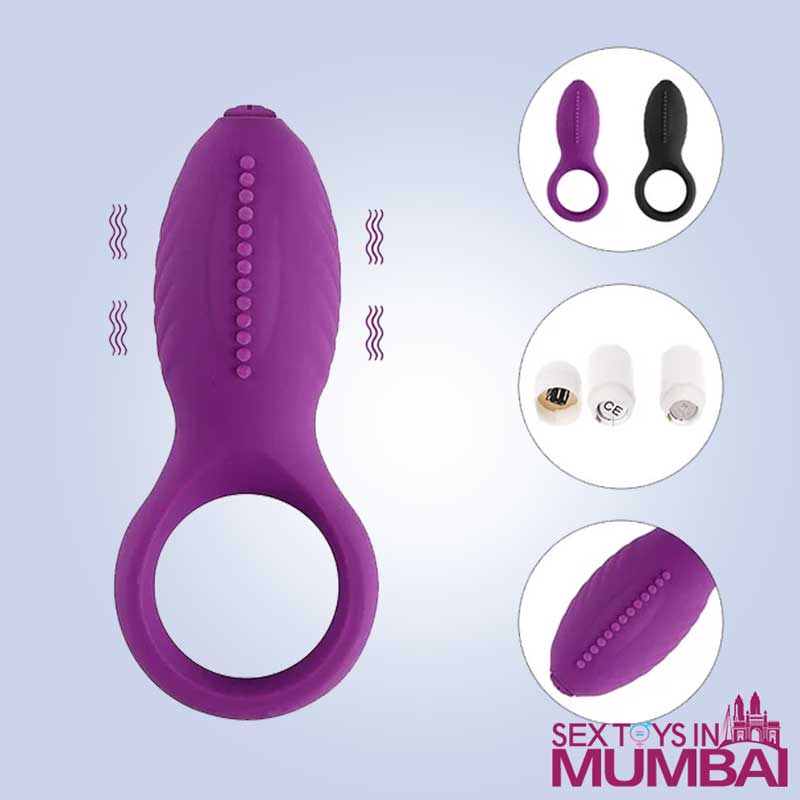 Vibrating Pleasure Cock Ring CR-026